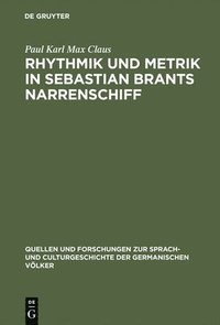 bokomslag Rhythmik und Metrik in Sebastian Brants Narrenschiff