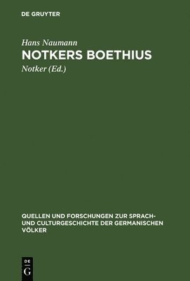 Hans Naumann, Notker - Notkers Boethius, Inbunden