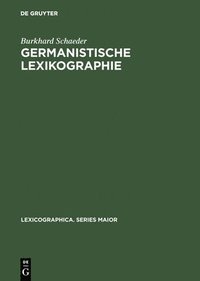 bokomslag Germanistische Lexikographie