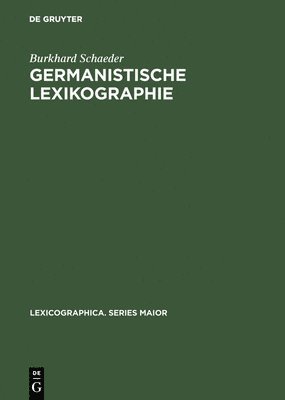 Germanistische Lexikographie 1