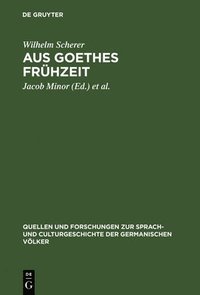 bokomslag Aus Goethes Frhzeit