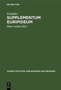 bokomslag Supplementum Euripideum