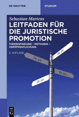 bokomslag Leitfaden fr die juristische Promotion