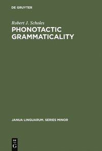 bokomslag Phonotactic grammaticality