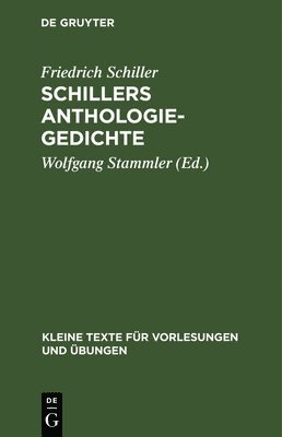 Schillers Anthologie-Gedichte 1