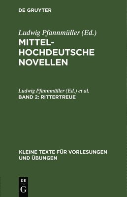 TBD, Ludwig Pfannmüller, Rüdeger - Rittertreue, Inbunden