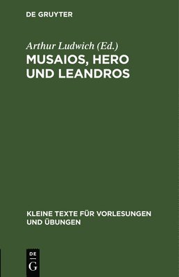 Musaios, Hero und Leandros 1
