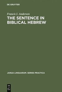 bokomslag The Sentence in Biblical Hebrew