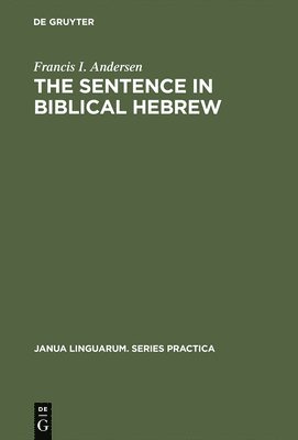 The Sentence in Biblical Hebrew 1