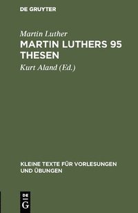 bokomslag Martin Luthers 95 Thesen