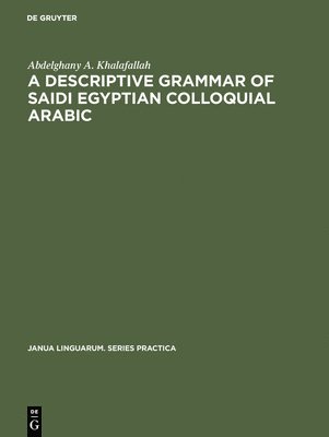 Abdelghany A. Khalafallah - descriptive grammar of saidi Egyptian colloquial Arabic, Inbunden
