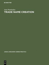 bokomslag Trade name creation
