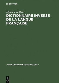 bokomslag Dictionnaire inverse de la langue franaise