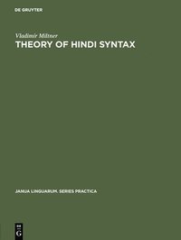 bokomslag Theory of Hindi syntax