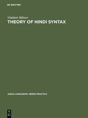 bokomslag Theory of Hindi syntax