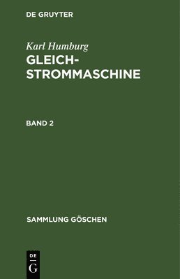 Sammlung Gschen Gleichstrommaschine 1