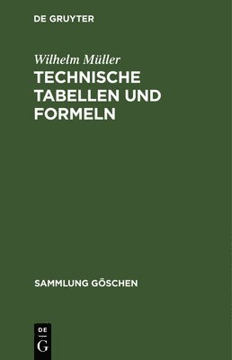 bokomslag Technische Tabellen und Formeln