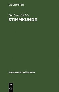 bokomslag Stimmkunde