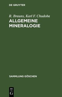 bokomslag Allgemeine Mineralogie