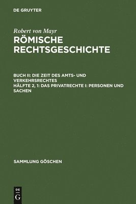 Robert Von Mayr - Privatrechte I, Inbunden