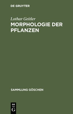 bokomslag Morphologie der Pflanzen