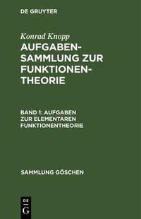 bokomslag Aufgaben Zur Elementaren Funktionentheorie
