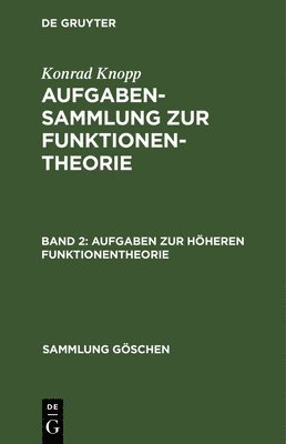 Aufgaben Zur Hheren Funktionentheorie 1