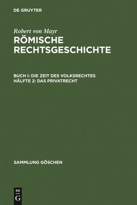 Robert Von Mayr, Robert von Mayr - Privatrecht, Inbunden