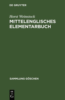 bokomslag Mittelenglisches Elementarbuch