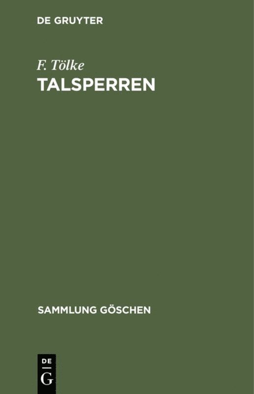 Talsperren 1