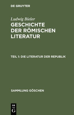 bokomslag Die Literatur Der Republik