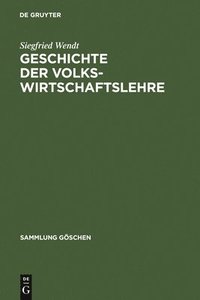 bokomslag Geschichte der Volkswirtschaftslehre