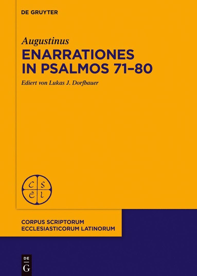 Enarrationes in Psalmos 7180 1