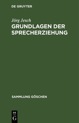 Grundlagen der Sprecherziehung 1