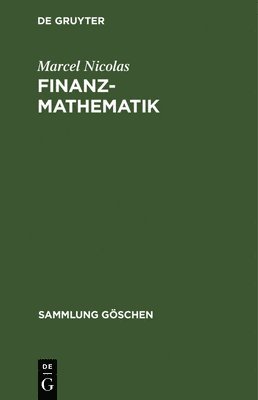 Marcel Nicolas - Finanzmathematik, Inbunden
