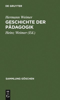 Geschichte Der Pdagogik 1