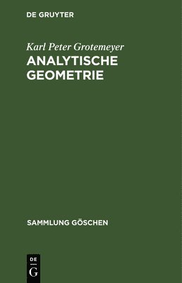 Analytische Geometrie 1