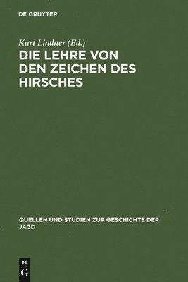 bokomslag Die Lehre von den Zeichen des Hirsches