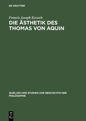 Die sthetik des Thomas von Aquin 1