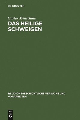 bokomslag heilige Schweigen