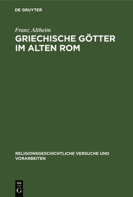 Griechische Gtter Im Alten ROM 1