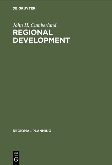 John H. Cumberland - Regional development, Inbunden