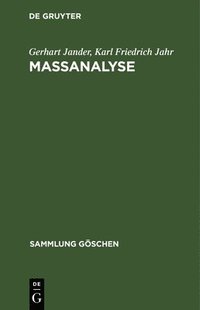 bokomslag Maßanalyse