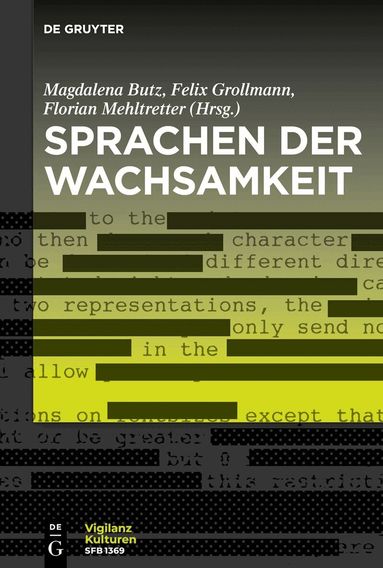 Magdalena Butz, Felix Grollmann, Florian Mehltretter - Sprachen der Wachsamkeit, Häftad