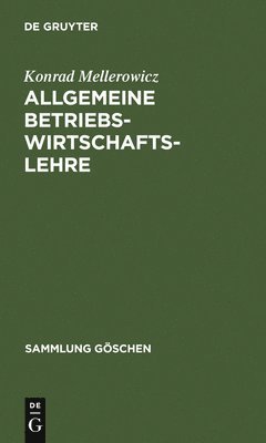 Allgemeine Betriebswirtschaftslehre 1