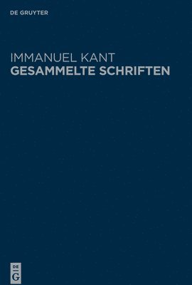 bokomslag Opus Postumum, Hälfte 1 (Convolut I Bis VI): (3. Abt. Handschriftlicher Nachlass. 8. Bd)