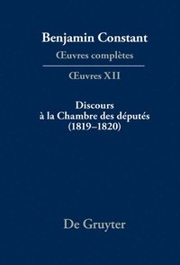 bokomslag Discours  la Chambre des dputs (18191820)