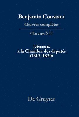 Discours  la Chambre des dputs (18191820) 1