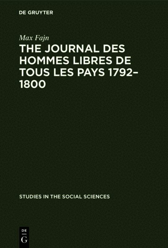 journal des hommes libres de tous les pays 1792–1800