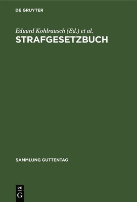 bokomslag Strafgesetzbuch